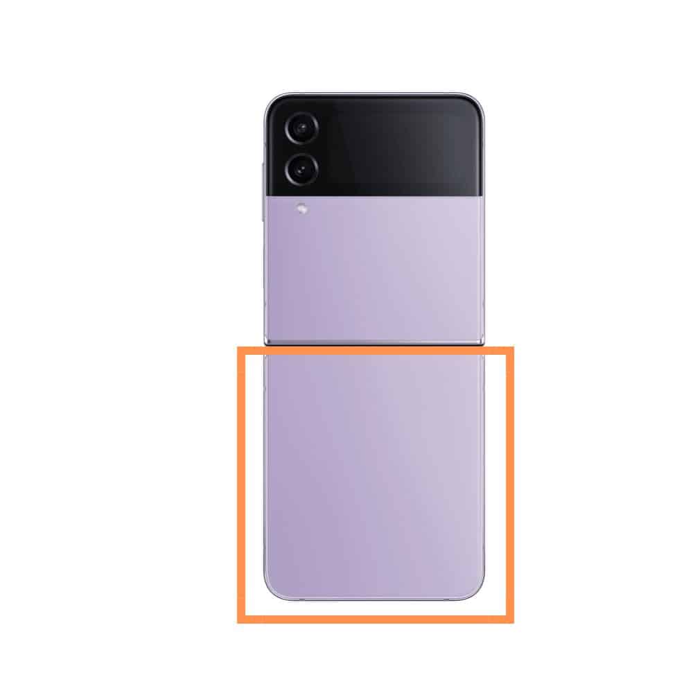 Troca do Painel Traseiro Inferior Z Flip4 5G (SM-F721) Original